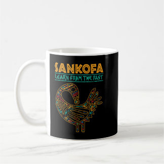 Black History Sankofa African Bird Junetelfte Kaffemugg