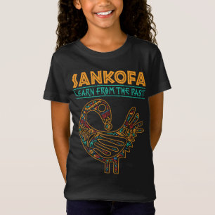 Black History Sankofa African Bird Junetelfte T Shirt