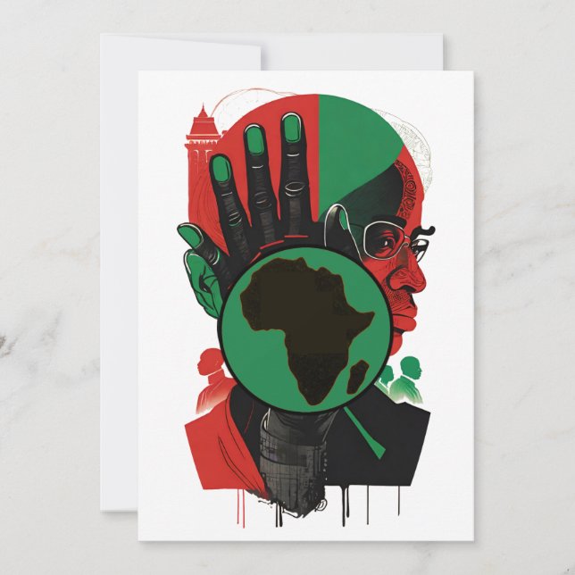 BLACK HISTORY SERIES - African Scholar Julkort (Framsida)