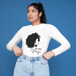 Black History Shirt for Women Afro T
