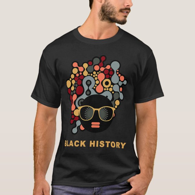 Black History SOUL African American Black Teacher T Shirt (Framsida)