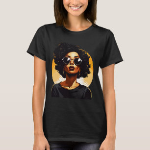 Black History T Shirts for Women Drug Proud Queen