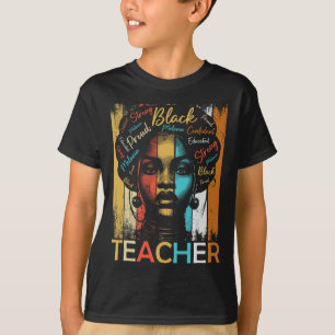 Black History Teacher African American Women Dashi T Shirt