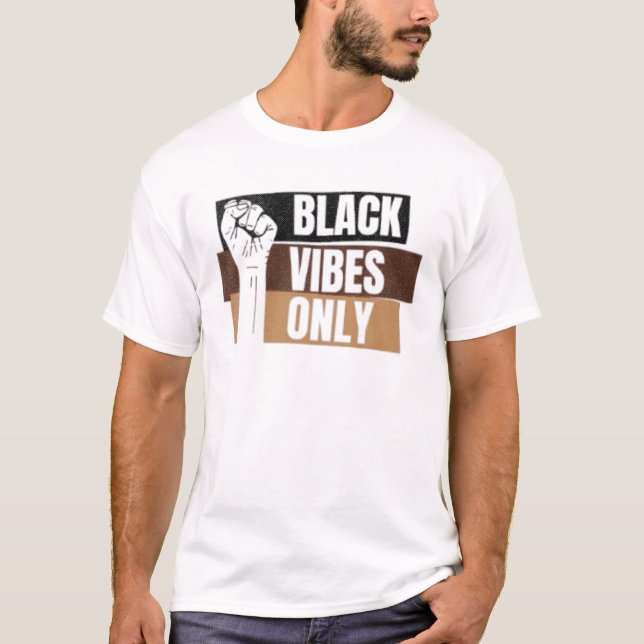 Black History Vibes Only Melanin Manar Women Kids  T Shirt (Framsida)