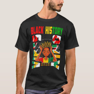 Black History Vibes Only Melanin Princess Black Gi T Shirt