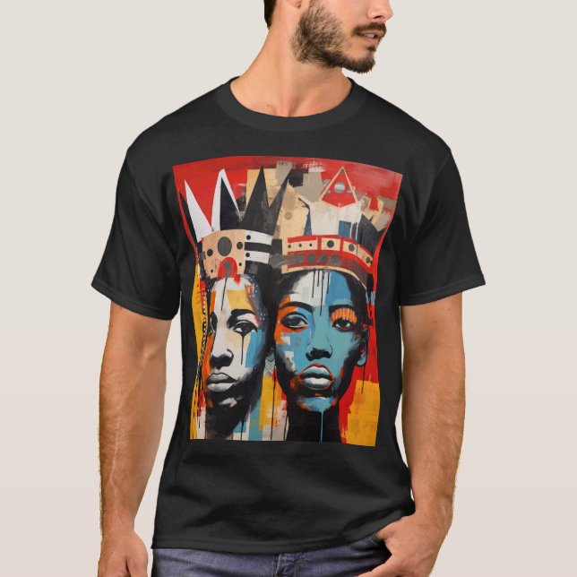 Black History Voices African American Pride T Shirt (Framsida)