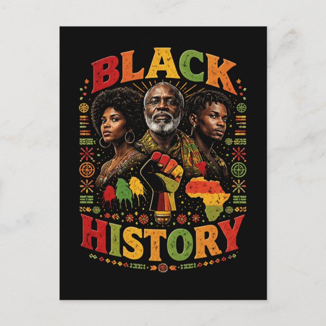 Black History Vykort (Framsida)