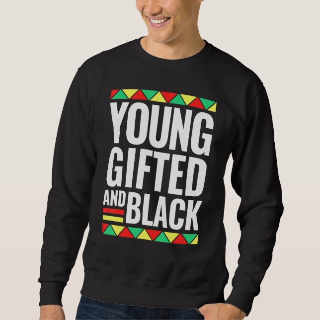 Black History Young Ed Lång Ärmad Tröja (Framsida)