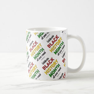 BLACK HISTOY MÅNAD Motivational BHM Kaffemugg