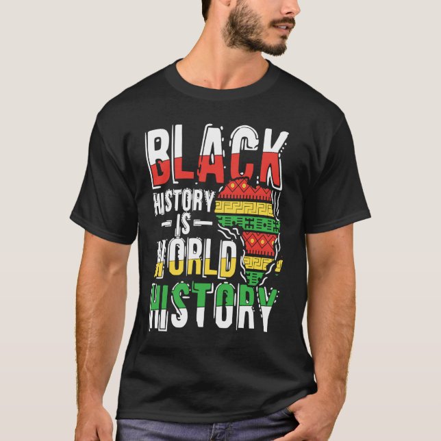 Black Histroy Month  Prde African American T Shirt (Framsida)
