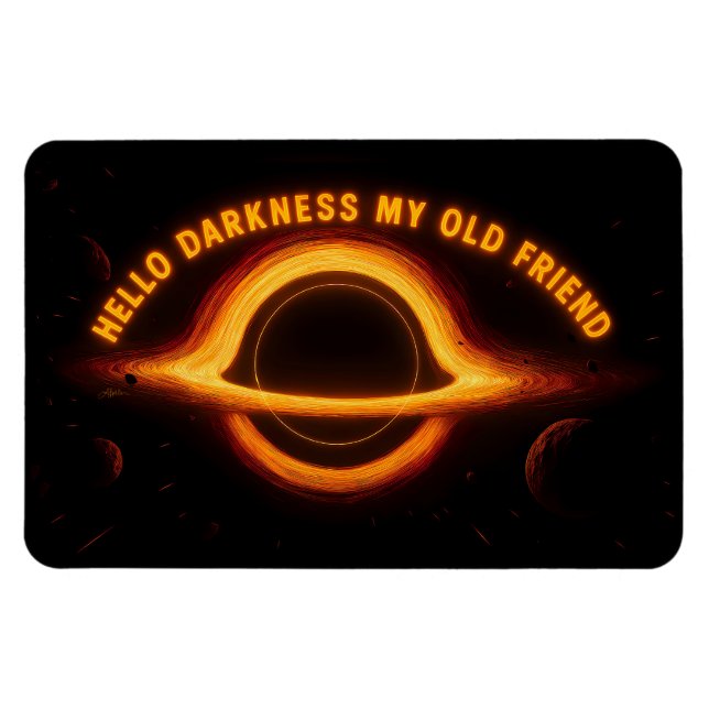 Black Hole Interstellar Conversation Magnet (Horisontell)