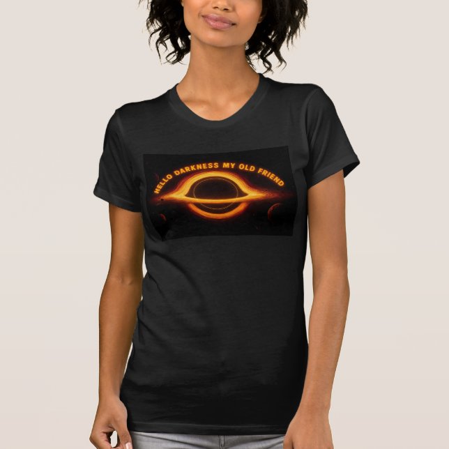 Black Hole Interstellar Conversation T Shirt (Framsida)