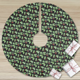 Black Holly-jul Julgransmatta Borstad Polyester