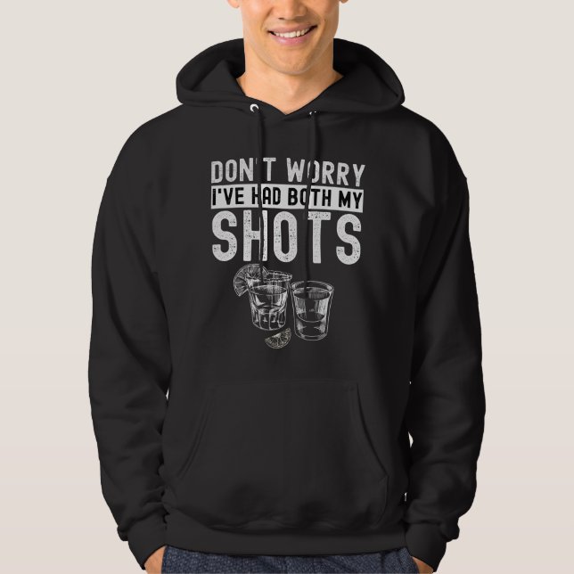 Black Hoodie-mall Hoodie (Framsida)