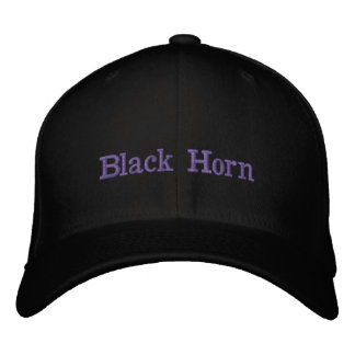 Black Horn – Casquette Trucker Noire Broderad Keps