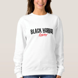 Black Horror Älskare Bok Älskare T Shirt