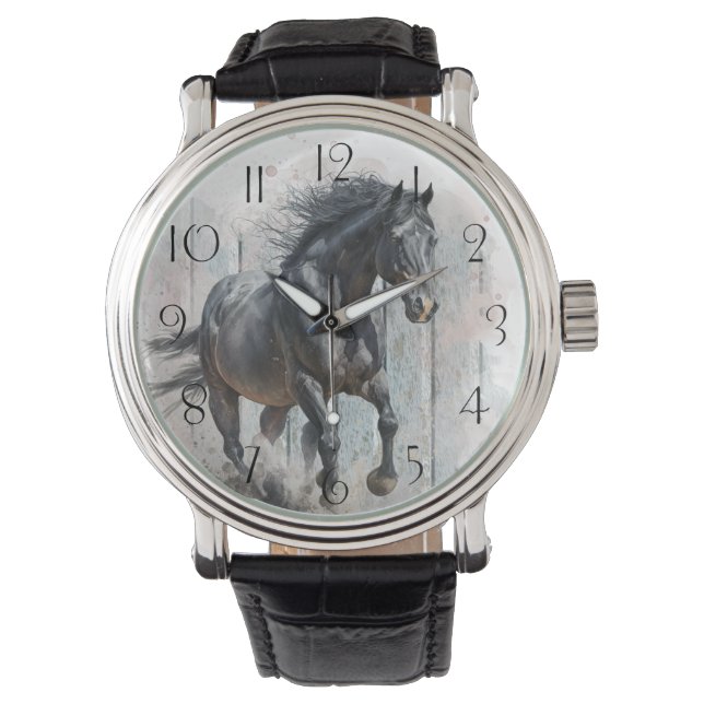 Black Horse Armbandsur (Framsida)