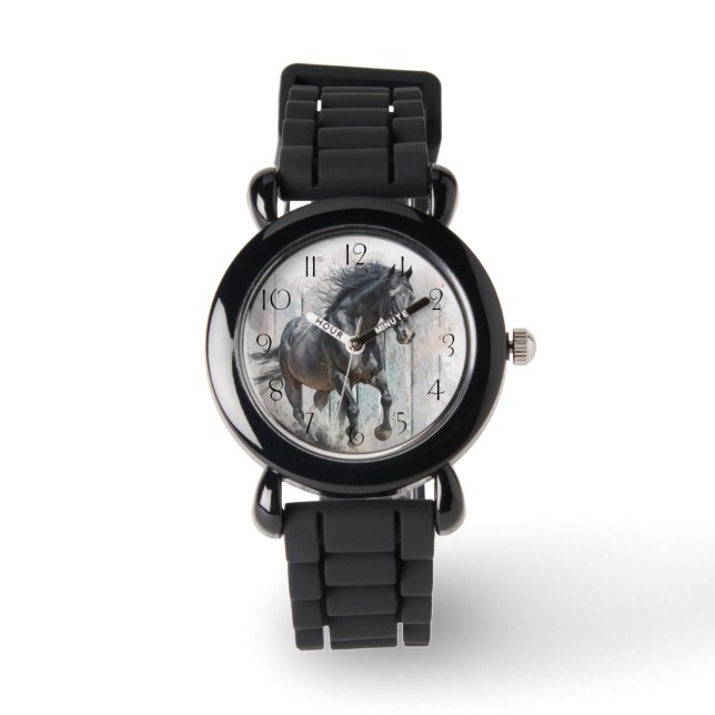 Black Horse Armbandsur (Framsida)