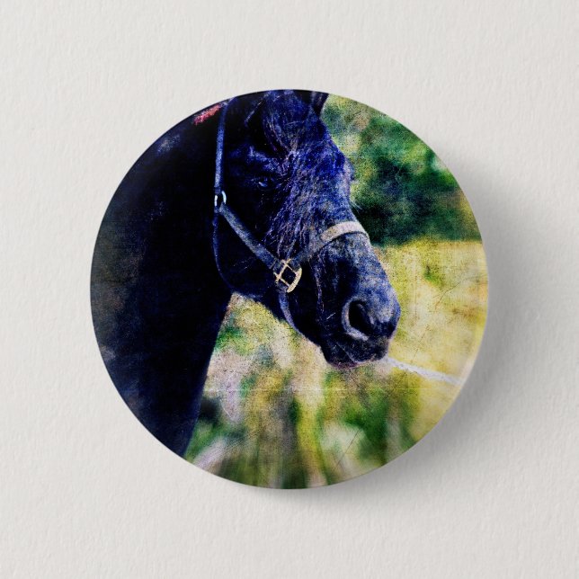 Black Horse Digital Art Knapp (Framsida)