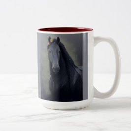 Black Horse Friesian - Coffee Mugg, Kopp