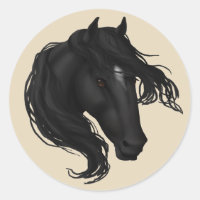 Black Horse Head