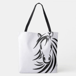 Black Horse Head Tygkasse