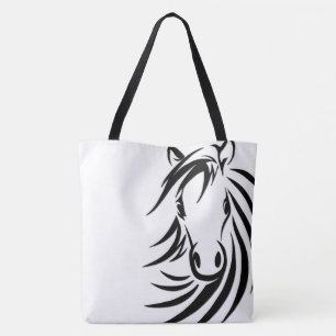 Black Horse Head Tygkasse