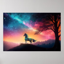 Black Horse i Vibrant Mountain Ligcape