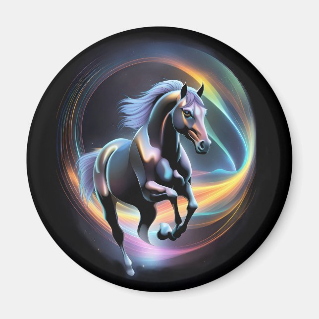 Black Horse Magnet (Framsidan)
