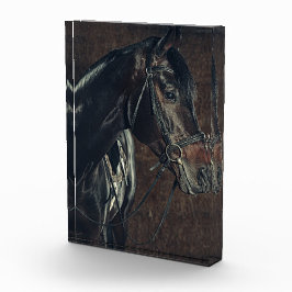Black Horse Photo Block