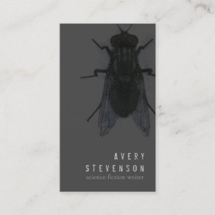 Black House Fly i skrivmaskin Science fiction Visitkort