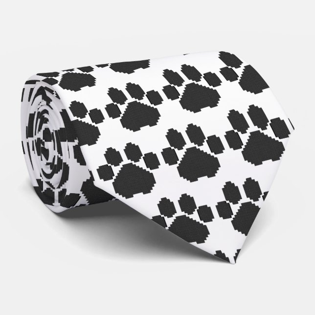Black Hund Pawprint Byggnad Blocks Slips (Rullad)
