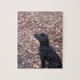 Black Hund Photo Pussel