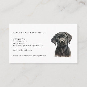 Black Hund Rädding Organization Visitkort