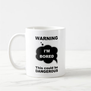 Black I är Bored Kaffemugg