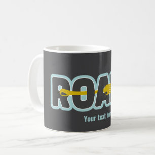 Bläck i vägtypografisk texttext kaffemugg