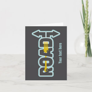 Bläck i vägtypografisk texttext kort