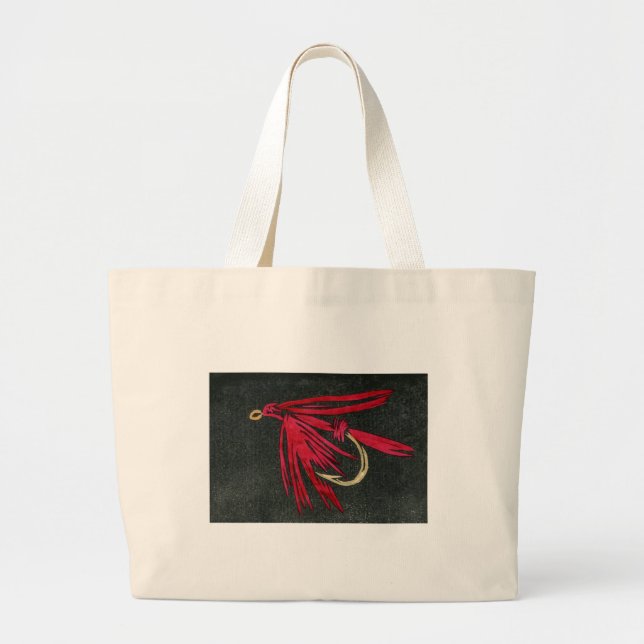 "Black Ibis" Blöt Fly Jumbo Tote Tygkasse (Framsidan)