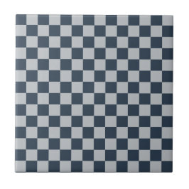 Black ice checkered board pattern kakelplatta