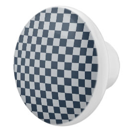Black ice checkered board pattern knopp