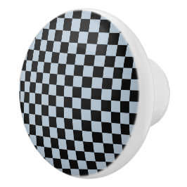 Black ice checkered pattern knopp