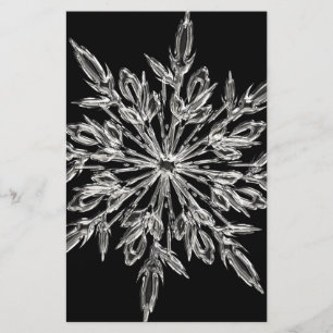 Black Ice Crystal Brevpapper