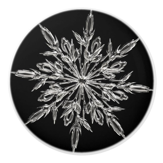 Black Ice Crystal Knopp (Framsidan)