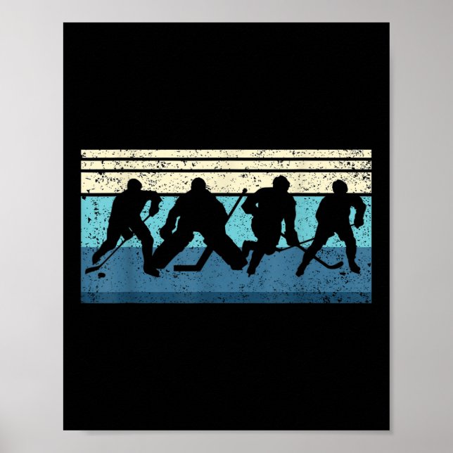 Black Ice Hockey Poster (Framsidan)