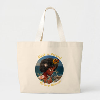 Black in Natural History Museums Tote Bag Jumbo Tygkasse