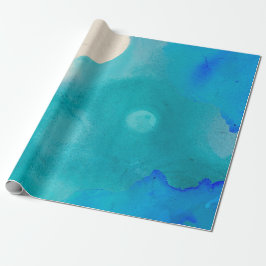 Bläck indigo blue aquarelle vattencolor Kraoceo Presentpapper
