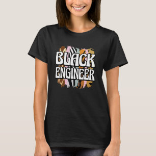 Black Ingenjör Leopard Print T Shirt
