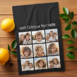 Black Instagram Photo Collage med 9 kvadratfoton Kökshandduk<br><div class="desc">Använda dina foton utan ramar för att skapa din egen biet av konst! Lägg till bilder och bilder som du vill använda på den här remsa om du vill ha en roligt minneshållare. Ett konstnärligt sätt att visning ditt bästa bilder för fotodelning.</div>