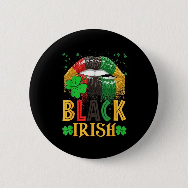 Black Irish Dripng Lips African American St Patric Knapp (Framsida)