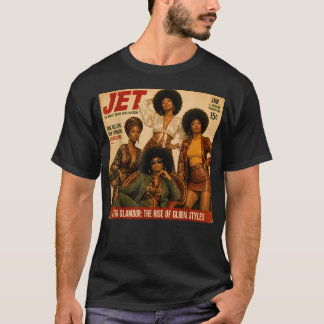 Black Is Beautiful Afro Glamour Melanin Drottning T Shirt